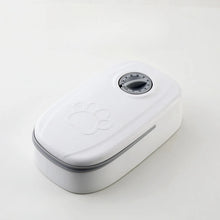 Load image into Gallery viewer, Pet Automatic Feeder Timed Quantification Separate Bowls for Dry Wet Feeding Easy to Clean Short-distance Travel Home Use
