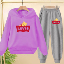Load image into Gallery viewer, Kids Hooded Sportswear Set
