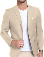 Load image into Gallery viewer, White Formal Men Suit Blazer
