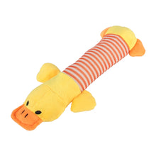 Load image into Gallery viewer, Fit for All Pets Dog Cat Fleece Toys Popular Squeak Chew Sound Dolls Elephant Duck Pig Pet Funny Plush Toys
