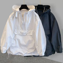 Load image into Gallery viewer, Waterproof Hooded Trench Jacket
