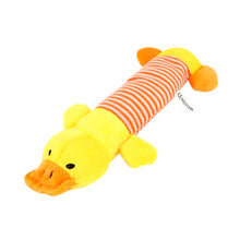 Load image into Gallery viewer, Fit for All Pets Dog Cat Fleece Toys Popular Squeak Chew Sound Dolls Elephant Duck Pig Pet Funny Plush Toys
