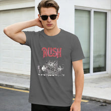 Load image into Gallery viewer, Men T Shirt Rush Band T Shirts Trendy Cool  Summer Tees Awesome Pure Cotton Clothing Birthday Gift,

