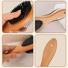 Load image into Gallery viewer, Pet Grooming Brush Double-sided Brush Comb Stainless Steel Needle Bristles Hair Brush Grooming Hair Remover Brush Pet Supplies
