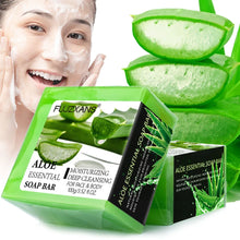 Load image into Gallery viewer, Aloe Vera Soap For Face 100g Facial and Body Moisturizing Cleansing Handmade Soap Bar With Essential Oil
