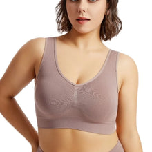 Load image into Gallery viewer, Seamless Sports Bras For Women Push-Up Bra Female Breathable Brassiere No Pads Bralette Solid Color Crop Top Sexy Lingerie S-5XL
