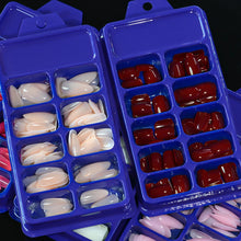 Load image into Gallery viewer, 120pcs/Box Bright Gloss Pink False Nails Medium Almond Simple Solid Color Press On Nails Soft Gel Full Cover Wearable False Nail
