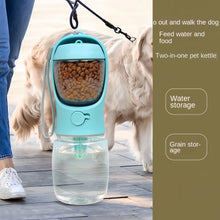 Load image into Gallery viewer, Portable Dog Cat Water Bottle with Storage Food and Water Container for Puppy Pets Dogs Feeder Bowl Outdoor Travel Pet Supplies

