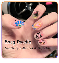 Load image into Gallery viewer, Nail Art Markers Customised Specialised Needle Tube Nail Art Pens Hand-Drawn Outline Pen Acrylic Paint Pen Set Acrylic Paintbrus
