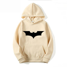 Load image into Gallery viewer, Men's hoodie and bat logo: Fashionable and comfortable hooded sweatshirt, a fan of heroes
