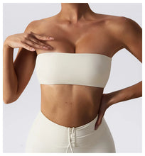 Load image into Gallery viewer, Sports Bra Sport Top Woman Gym Underwear Strapless Bustier Breathable Elastic Workout Tops Fitness Training Brassiere Yoga Bras
