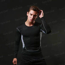 Load image into Gallery viewer, Gym Fitness T Shirt Men's Short Sleeve Summer Boxing Jersey Legging Men Rashguard Compression Pants Quick Dry Tight T-Shirts Men

