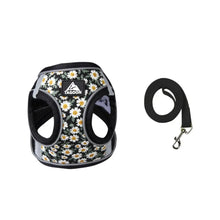 Load image into Gallery viewer, Cat Accessories Floral Pet Harness Reflective Meash Cat Chest Strap Adjustable Anti Escape Dog Leash Set Kitten
