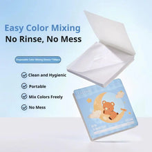 Load image into Gallery viewer, Makeup Mixing Paper,Disposable  Foundation Makeup Palette For Nail Art Eye Shadow Pigment Blending,Makeup Palette Mixing Tray
