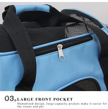Load image into Gallery viewer, Portable Dog Cat Carrier Bag Pet Puppy Travel Bags Breathable Mesh Small Dog Cat Dogs Outdoor Tent Carrier Outgoing Pets Handbag

