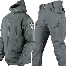 Load image into Gallery viewer, Winter Autumn Fleece Thermal Waterproof Suit Men Jacket Tactical Outdoor Fishing Hiking Camping Tracksuits Coat

