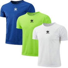 Load image into Gallery viewer, 3 in 1 Workout Shirt for Men Athletic Running Gym Quick Dry Short Sleeve Performance Moisture Wicking T-Shirt
