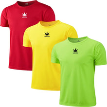 Load image into Gallery viewer, 3 in 1 Workout Shirt for Men Athletic Running Gym Quick Dry Short Sleeve Performance Moisture Wicking T-Shirt
