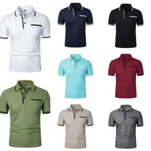 Load image into Gallery viewer, Slim Breathable Summer Pocket Polo
