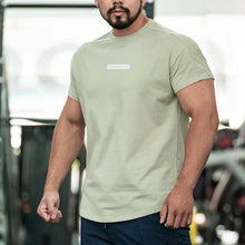 Load image into Gallery viewer, Men's Gym T Shirts Quick Dry Short Sleeve Summer Sports T-shirt Elastic Fitness Workout Tops Casual Bodybuilding Athletic Tee
