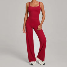 Load image into Gallery viewer, 2PCS Yoga Set Women Yoga Pant Workout Tracksuit Sportswear Gym High Waist Straight Leg Bottoms Fitness Bta Sports Suit XP01
