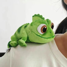 Load image into Gallery viewer, Cute Chameleon 15cm plush Sit on Shoulders Plush Toys Stuffed Creative Lizard Doll Clothing Accessories for Kid Birthday Gift
