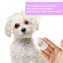 Load image into Gallery viewer, 1-Pack Gentle Pet Eye Wipes - Plant Extracts No Irritation Tear Stain Remover for Cats Dogs Portable Eye Care Essentials
