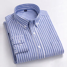 Load image into Gallery viewer, Vertical Striped Oxford Cotton Shirt
