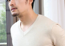 Load image into Gallery viewer, Thick Solid V-Neck Pullover
