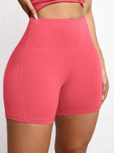 Load image into Gallery viewer, Yoga Shorts with Pockets High Waist Butt Lifting Cyclings Tights Outdoor Workout Jogging Shorts Sportswear Gym Running Short
