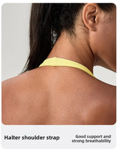 Load image into Gallery viewer, YOGA Naked Feeling Strappy Padded Sports Bras for Women - Fitness Workout Top Criss Cross Back Yoga sports Bras No steel ring
