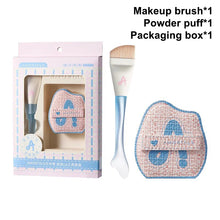Load image into Gallery viewer, Makeup Ultra-Thin Brush Set Foundation Brush With Traceless Sponge Powder Soft Puff Angled Head Makeup Brush Beauty Tool
