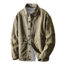 Load image into Gallery viewer, Vintage Cotton Cargo Shirt Jacket
