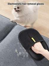 Load image into Gallery viewer, Pet Grooming Gloves Static Dedusting Brush Pet Hair Remover Brush Removing Dog Cat Hair From Sofa Carpet Clothes Tool Supplies
