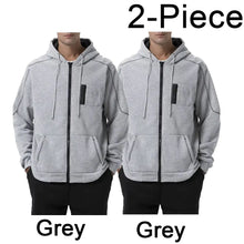 Load image into Gallery viewer, Men's Hoodie Black White Army Green Red Hooded Color Block Fleece Cool Casual Winter Clothing Apparel Hoodies Sweatshirts
