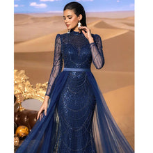 Load image into Gallery viewer, Elegant Sequined Mermaid Evening Gown
