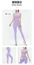Load image into Gallery viewer, Women Yoga Set Buttery Soft Workout Clothing Gym Wear High Waist Leggings Crop Sports Bra 2 Piece Fitness Sports Suits
