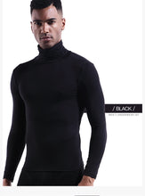Load image into Gallery viewer, Autumn Winter Mens Turtleneck Sweaters Casual Thermal Long Sleeve Slim Fit Pullovers Stretch Basic Tops Sweatshirt Jumper TShirt

