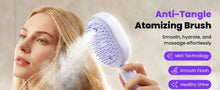 Load image into Gallery viewer, Rechargeable Hairs Massage Brush 3-in-1 Electric Spray Air Cushion Massage Comb for Frizzy Hair Scalp Care Relieve Hair Tangles
