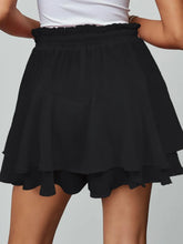 Load image into Gallery viewer, Boho Floral Mini Skirt with Ruffle Hem
