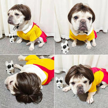 Load image into Gallery viewer, Pet Wigs Cosplay Props Dog Cat Cross-Dressing Hair Set Photography Funny Props Head Accessories Prank Pet Supplies Costumes DIY
