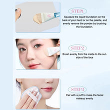 Load image into Gallery viewer, Makeup Ultra-Thin Brush Set Foundation Brush With Traceless Sponge Powder Soft Puff Angled Head Makeup Brush Beauty Tool
