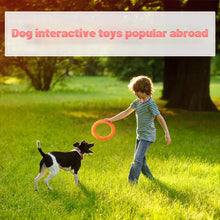 Load image into Gallery viewer, 1pc Orange Dog Toys Pet Flying Disk Training Ring Puller EVA Interactive Training Ring Puller Resistant for Dogs
