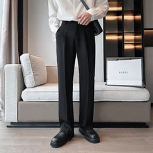 Load image into Gallery viewer, Classic White Wide-Leg Dress Pants
