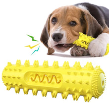 Load image into Gallery viewer, Dog Teething Toy Chew Stick Bite Resistant Fun Leak Proof Food Toy Pet Teether Cleaner Stick
