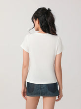 Load image into Gallery viewer, Heart Bow Lace Tee
