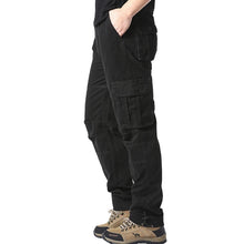 Load image into Gallery viewer, Loose Cotton Tactical Cargo Pants
