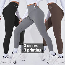 Load image into Gallery viewer, High Waist Yoga Warm Leggins Sports Tights Thermal Woman Running Pants Sexy Butt Lifting Leggings Push Up Panties Gym Fitness
