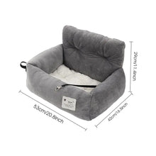 Load image into Gallery viewer, Dog Car Seat Pet Travel Booster Seat with Handle Dog Safety Car Seat Dog Car Bed Dual-Use for Car and Home Travel Carrier Bed
