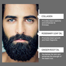 Load image into Gallery viewer, Beard Thickening Care Oil with Roller Ball 0.25mm Strengthen Hair Roots Nourishing Soften Beard Oil for Men Grooming Beard Care
